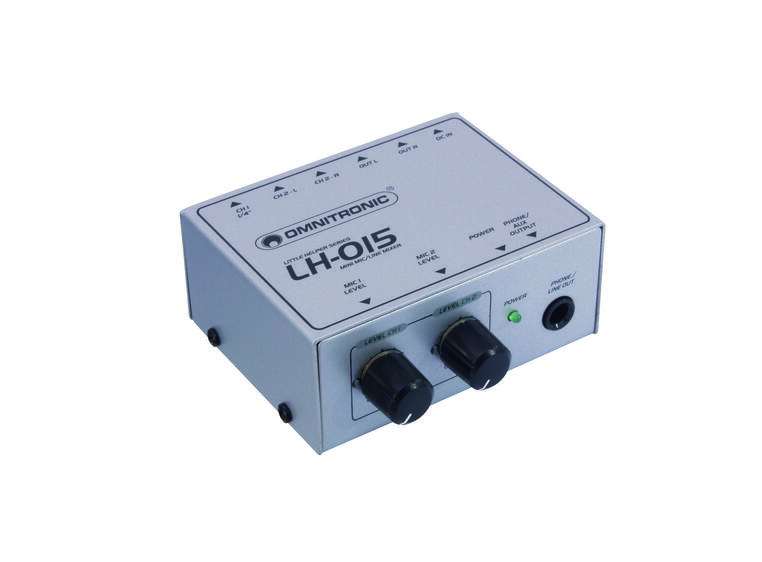 OMNITRONIC LH-015 2-channel line mixer
